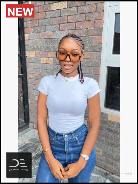 Retro Oversized Aviator Sunglasses Square Double Bridge Pilot Sun Glasses 70s main image 7